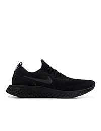Nike Epic React Flyknit Zapatos de correr para mujer, Negro, 10.5