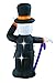 SEASONBLOW 4 Ft Halloween Inflatable Ghost Gentlemen Decoration for Yard Garden Lawn HomeParty Indoor Outdoor