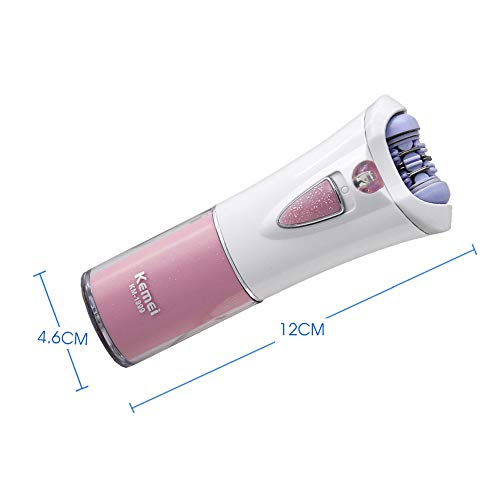 Hair Removal Device, Sdoo KEMEI mini Electric Epilator Lady Armpit Hair Shaver Travel Bikini Hair Removal (Pink)