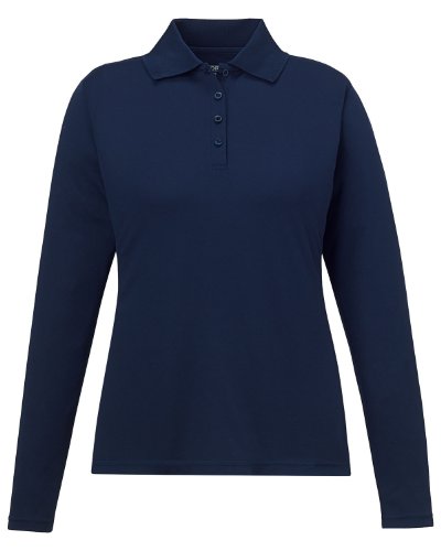 Ash City Core 365 78192 - PINNACLE CORE 365TMÂ LADIES' PERFORMANCE LONG SLEEVE PIQUE POLOS