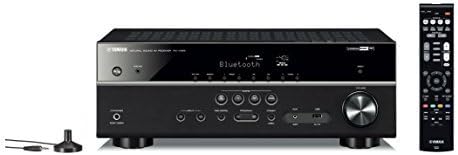 Yamaha RX-V485 – Alexa compatible MusicCast AV receiver, with 2x YAMAHA MusicCast 20 wireless speaker WX-021 – Alexa compatible Bluetooth speaker