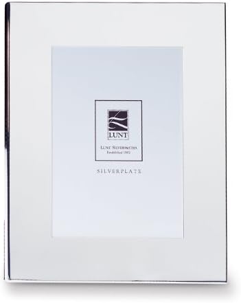 Lunt Wide Border Silver Plated Picture Frame, 8 by 10-Inch