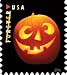 Jack o Lanterns USPS Forever First Class Postage Stamp U.S. Halloween Autumn Sheets ( 20 Pumpkin Stamps) (Book of 20)