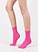 STYLEGAGA Women's Ruffle Turn-Cuff Casual Ankle Socks Frilly Lace Trim Cute Cotton Sock (Roll Top Solid Color - 6Pair)