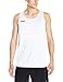 ASICS Mens Break Through Singlet, White/White, Medium