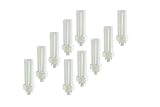 (10 Pack) PLT-26W 827, 4 Pin GX24q-3, 26 Watt Triple Tube, Compact Fluorescent Light Bulb...
