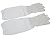 VIVO Large Goatskin Beekeeping Gloves with Sleeves, Bee Keeping Apparel BEE-V103L