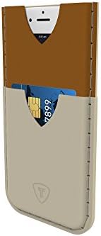 Tec Tailor Oxford Collection Top Grain Leather Pouch Cell Phone Case Dual Colours and Card Holder for Iphone 6