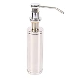 CoZroom Stainless Steel Kitchen Soap Dispenser with Easy Push and Large Capacity