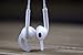 Apple EarPod Cover and Hook Attachment for iPhone 7 / 6 / 6S / 6 Plus/ 5S/ 5C/ 5 Earphones Headphones Earbuds(2 Pairs) TOPGO - Clear