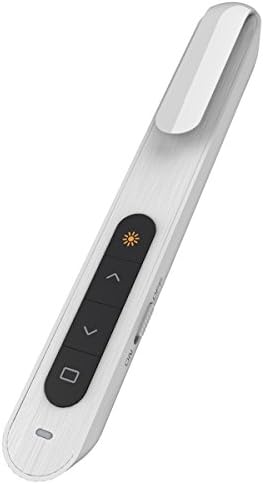 Lifeengine Wireless Presenter Pointer PowerPoint Clicker, RF 2.4 GHz Presenter Mouse Volume Control Page Turning Pen for PPT, Website, Clip Presentation Pen Remote Control with USB Receiver for Speech