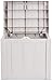 Amazon Basics 22-Gallon Resin Deck Storage Box, Gray
