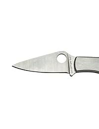 Navaja Spyderco plegable de hoja plana