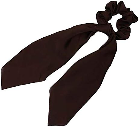 Noete Hair Band Satin Scrunchy Multi-Color Hair Ties 9cm Diameter Pony Tail Holder Hair Accessory for Women/Girls/Lady/Children