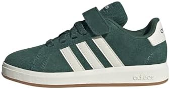 Mixte Enfant Grand Court 00S Children Shoes, Collegiate Green/Off White/Gum, 32 EU