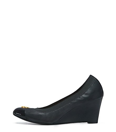 Tory burch jolie wedge 65mm flats shoes (9, black sheep patent)