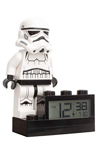 LEGO Star Wars 9004032 Wecker auf einem Fuß mit Stormtrooper als Minifigur und mit einem für diesen Charakter typischen… – Bild 4