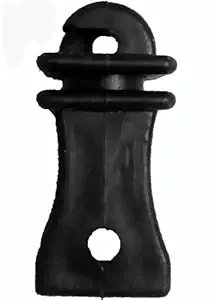 Hi-Tech Plastic Insulator | Solar Fencing Insulator | Insulator for Zatka Machine | Insulator for Fence/Black/Pack of 50