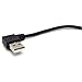 USB to Left Angle Mini USB Cable - Aggice Reversible USB 2.0 Type A Male 90 Degree Left Angle to Mini USB B Left Angle Cable 20cm (Left Angle Mini USB)