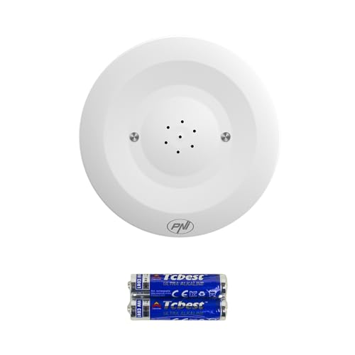 PNI SafeHouse HS527 WiFi Flood Sensor Detector with 80 dB Sound Alarm, Built-in Speaker for Flood and Drops Compatible with Tuya App, 3V Power Supply