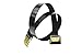 Flat Slim Soft FPV HDMI Cable Standard HDMI male straight plug to Standard HDMI Full HDMI Normal HDMI male 90 degree angled up for RED BMCC FS7 C300 Black 20CM