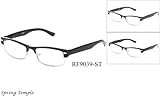Slick Half Frame Slim Spring Temple Reading Glasses by IG