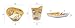 Finex Set of 5 - Yellow & White Gudetama Meal Set - Cup, Spoon, Bowl Kids Dinner Meal Dishes Feeding set for toddlers Microwave Dishwasher safe