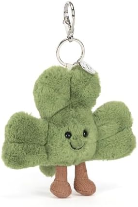Amazon.com: Jellycat Smudge Bear Bag Charm, 3 inches - Teddy Bear