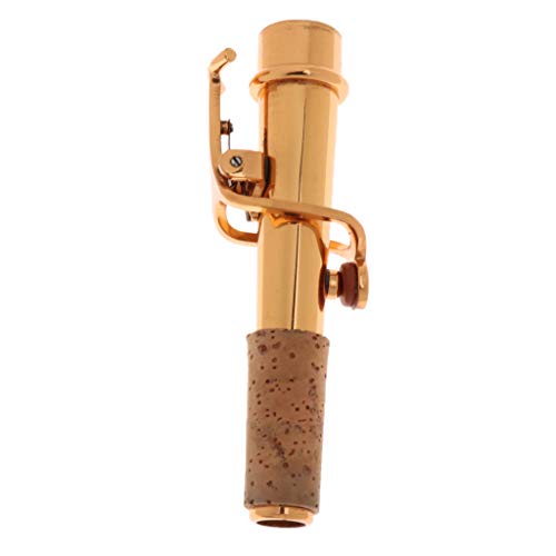 image for Baosity Exquisite Brass Sax Neck DIY for Soprano Saxophone Replacement