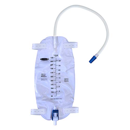 Leg Bag, 1000 ML, with Extension Tube