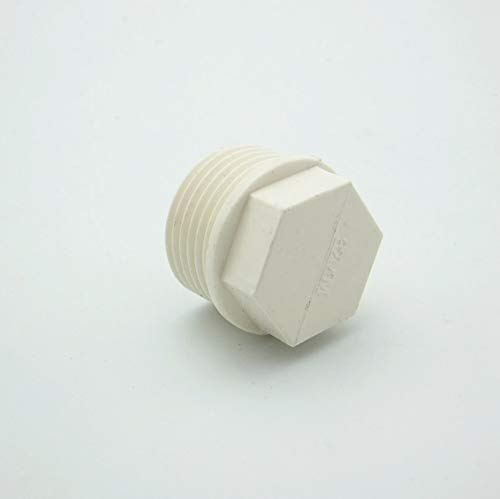 Maslin 3/4" BSP Male End Cap Plug PVC Tube Joint Pipe Fitting Coupler Adapter Water Connector for Garden Irrigation System - Thumbnail 4