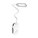 OxyLED T36 5W Rechargeable USB Vertical Clip Lamp with Flexible Gooseneck for Student, Dormitory, White
