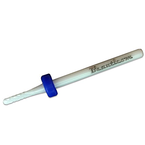 Beauticom Professional USA Ceramic White Round Bit Nail Drill (Grit: MEDIUM) 3/32" Shank Size
