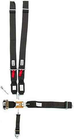 HOOKERS HARNESS 52000 5-Pt Harness System LL USD Ratchet Adj Black