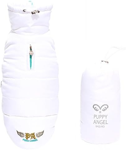 Puppy Angel Ultra Light Love Dog Padded Vest, Small, White