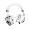Meters-Music-OV-1-B-Connect-Active-Noise-Cancelling-Over-Ear-Bluetooth-50-Headphones-App-Controlled-Illuminated-VU-Meter-Protein-Leather-aptXTM-HD-Audio-Included-Carry-Case-White Meters Music OV-1-B Connect, Active Noise Cancelling, Over Ear Bluetooth 5.0 Headphones, App Controlled, Illuminated VU…
