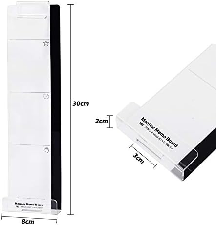 モニターメモボード 付箋 カード 収納 粘着 付箋ボード パソコン メッセージ メモボード 透明 スケジュールボード 付箋紙ツール 携帯スタンド 充電可能 付箋紙用 写真 名刺クリップ メモステッカー 左側 オフィス B07rbxfb1w 849円 人気海外一番 100 品質保証 全品