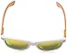 NCAA Tennessee Volunteers TENN-2 White Front Temple, Orange Lens Sunglasses, One Size, White