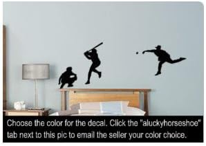 Baseball, ball, sport, decal, sticker, vinyl, wall, decor, 28 X 80 inches