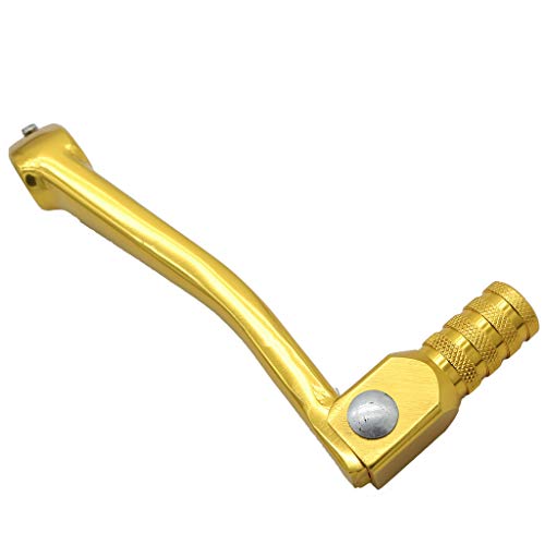 OTOHANS AUTOMOTIVE CNC Aluminum 2" Folding Gear Shifter Shift Lever for Honda XR50 CRF50 XR CRF 50cc 70cc 90cc 110cc 125cc Dirt Pit Bike (Yellow)