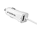iPhone Car Charger, Shackle High Speed Adapter with Built-in Lightning Connector for iPhone 7 6S Plus 6 Plus 6 Se 5S 5 5C iPad Pro Air Mini 2 3 4 and Extra USB Port for Android (Upgraded Version)