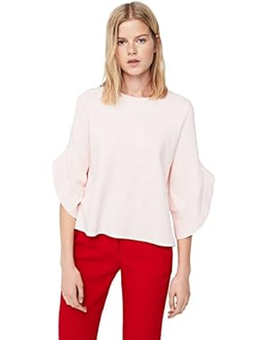 Women's Flared Sleeves Sweater