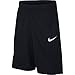 NIKE Boys' Assist Basketball Shorts, Black/Black/Black/White, Medium