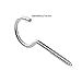 Gydandir Heavy Duty Large Screw Hooks Jumbo Ceiling Hooks Cup Hooks, Length 4 Inches, 12 Pack