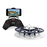 UDI U845 Voyager WiFi FPV UFO HexaCopter RC Drone with Real-time Aerial Photography 720P HD Camera App Controllable by Smart Devices