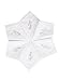 Selected Hanky Women's/Ladies Cotton Handkerchiefs Floral Embroidered with Lace 6 Pack