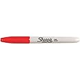 SHARPIE Fine Point Permanent Markers, Red, 1 Count