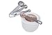 MAIRICO Premium Stainless Steel Round Measuring Spoons - Set Of 7 With D-ring Holder