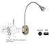 HomeFocus Wall Sconces,USB LED Bedside Reading Wall Lamp Light,Living Room Wall Lamp Light,Corridor Wall Lamp,LED 4.2-5Watt 3000K,USB Charging Port,Hardwire Installation,Metal,Satin Nickel.