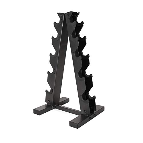 CAP Barbell AFrame Dumbbell Weight Rack, Black Pricepulse